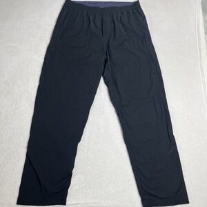 Rhone Pants Mens XL Black Versatility Training Nylon Stretch Drawstring Golf